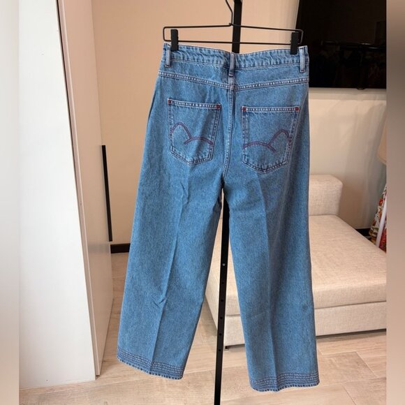 Farm Rio: Denim / Jeans Wide-Leg Pants - Picture 8 of 8